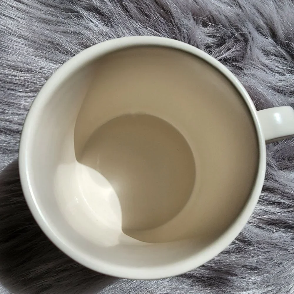 Rae Dunn by Magenta SAVOR‎ wider mug with ridged bottom